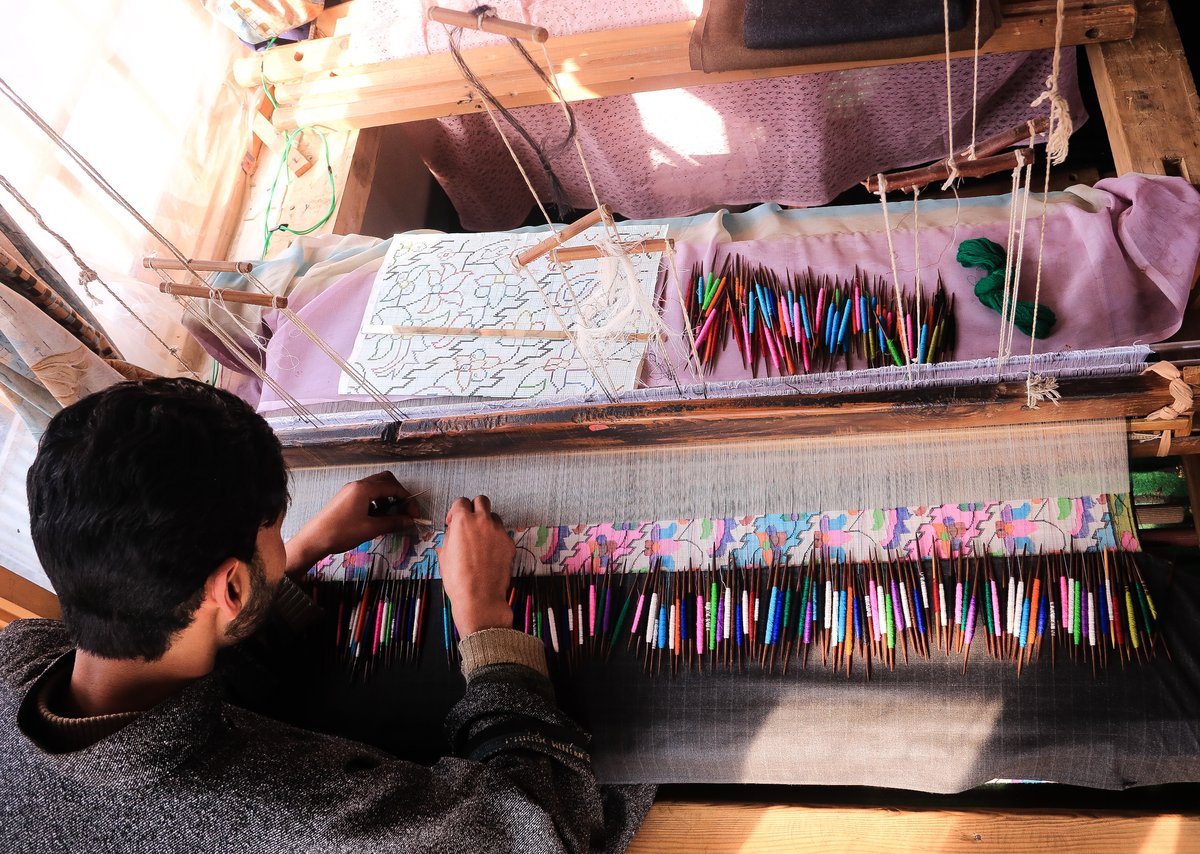 PHOTOS Behind the scenes of Kashmir's artistic Kani Shawl