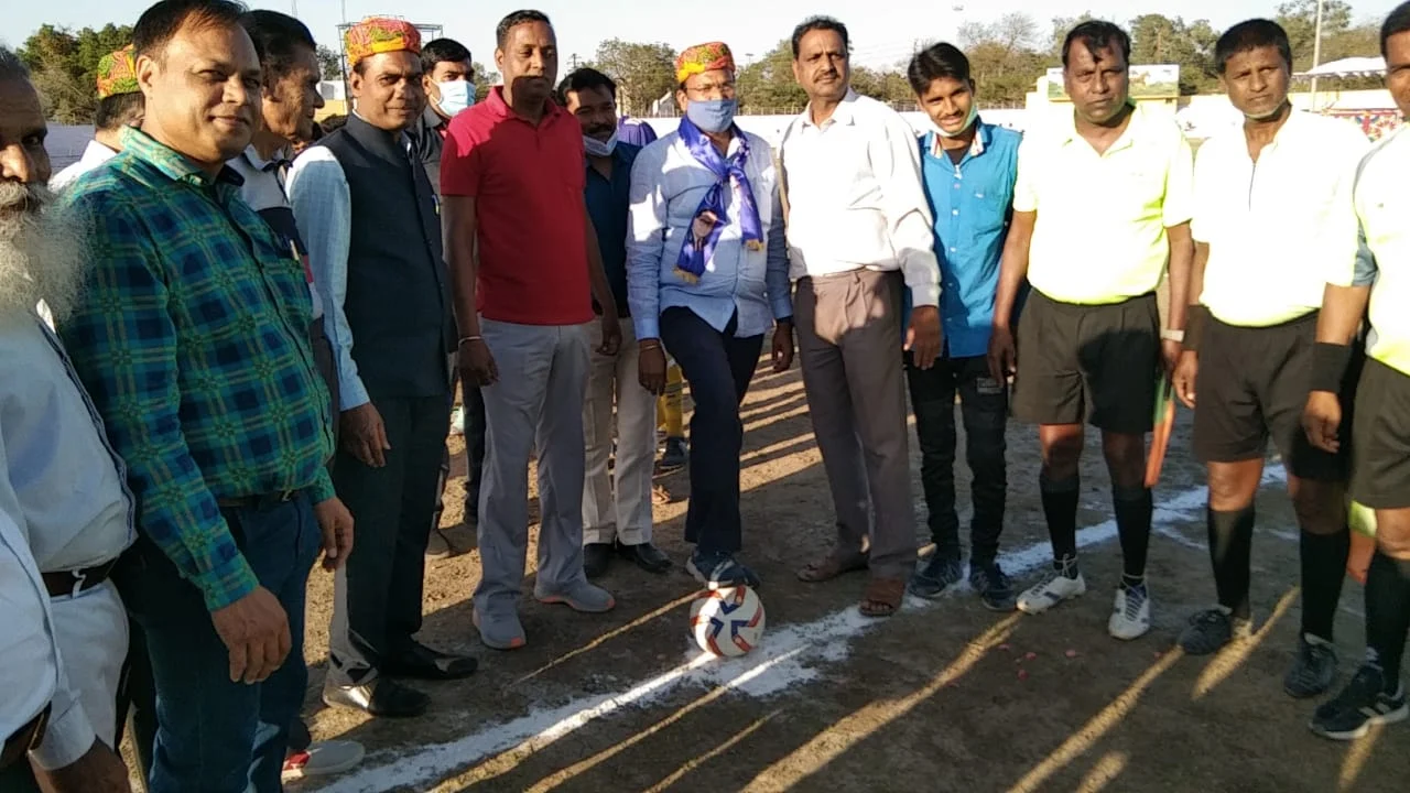 Maharishi Valmiki Gold Cup organised by Ajax Football Club being played at Nehru Stadium