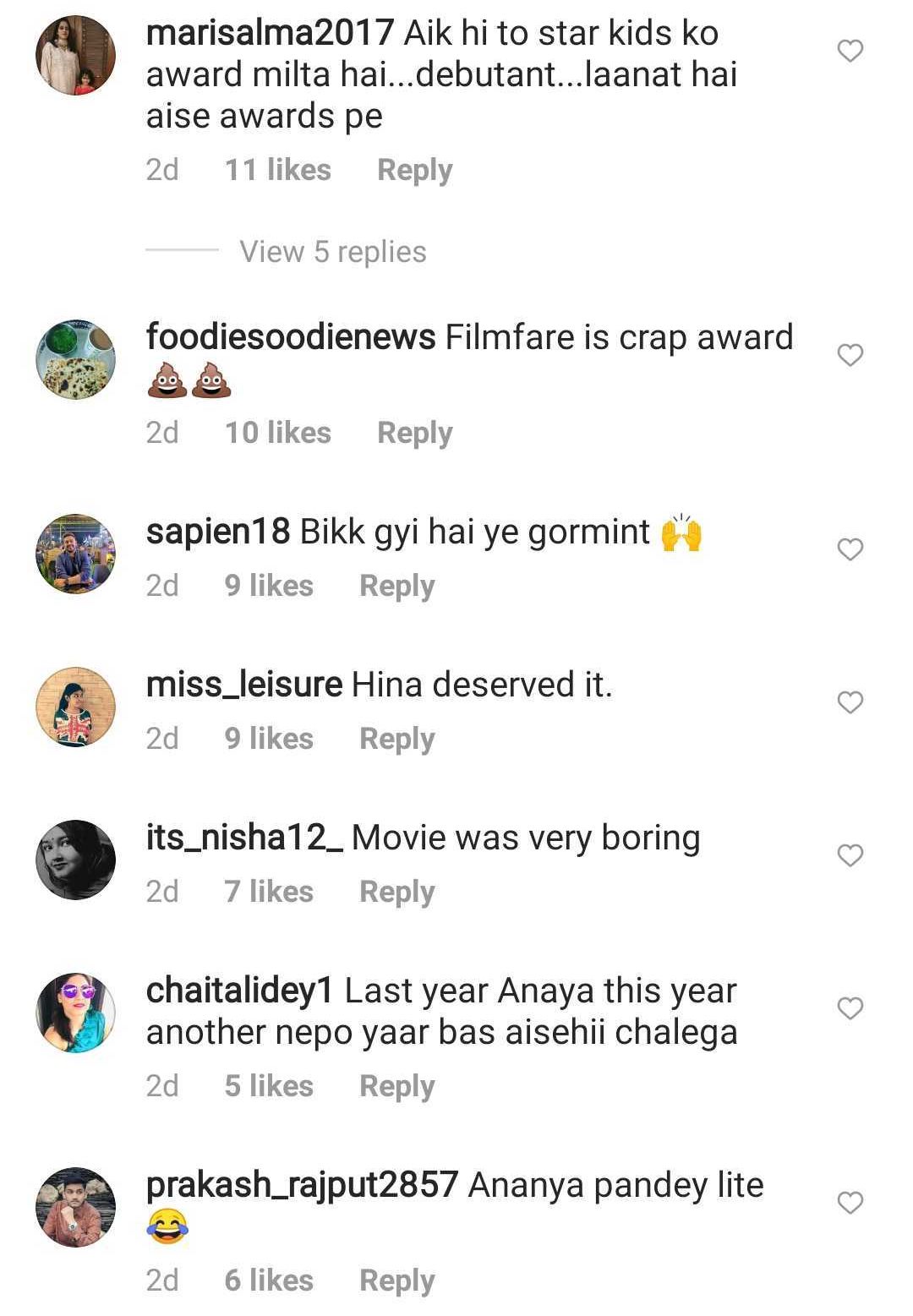 'How much did she pay?': Alaya F trolled for winning best debut award at Filmfare 2021