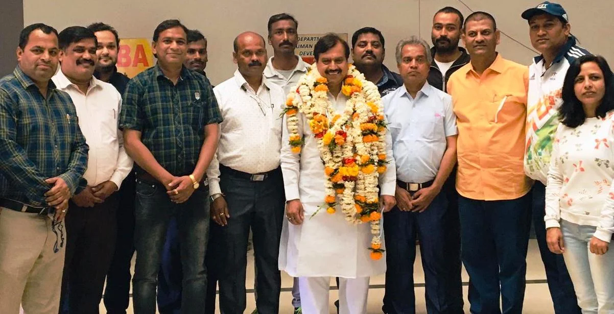 Indore District Yogasan Sports Association office bearers