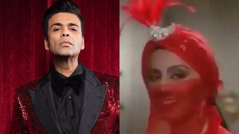 Karan Johar approves Neetu Kapoor's 'bird-like' outfit from 'Tere Chahne Wale Aaye Hain' song for Met Gala