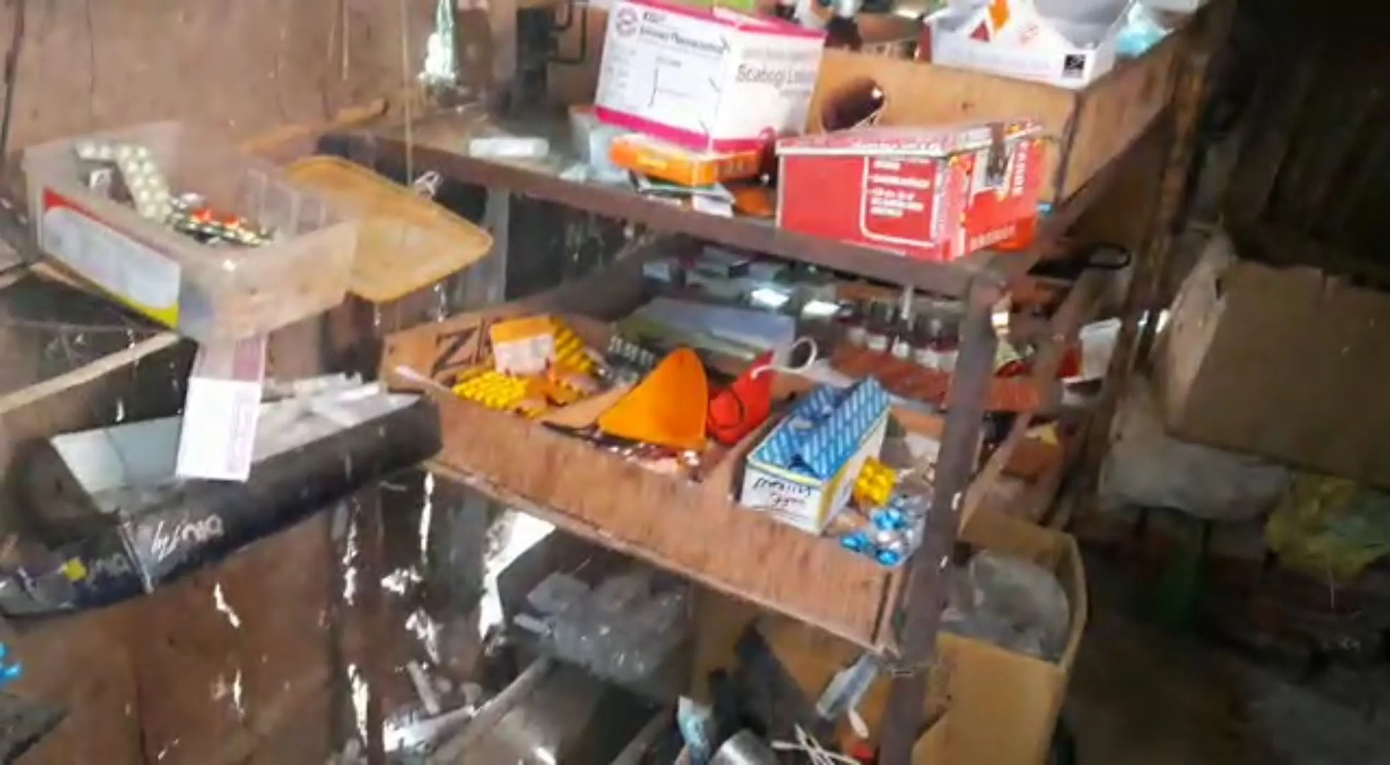 Medicines found at his house