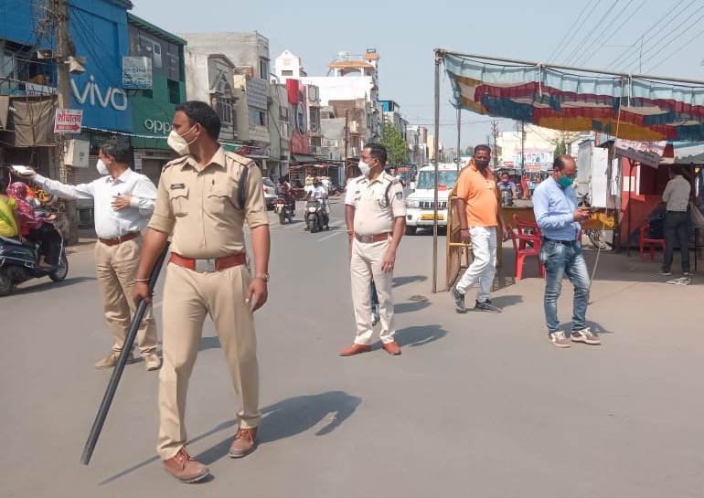 Officials on road