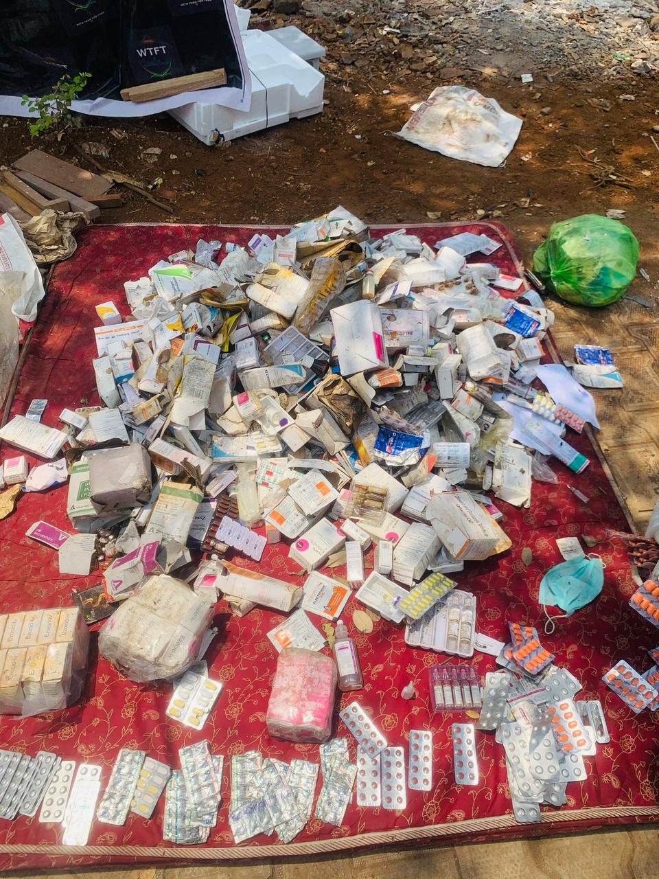 Navi Mumbai: With Them For Them, social work group, clean expired medicines from mangroves in Airoli; see pics
