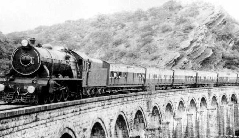 With 14 carriages and 13 locomotives, the first passenger train ran a distance of 34km on 16 April, 1853.