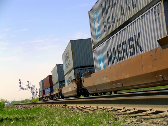 Maersk launches double-stacked train service for auto sector
