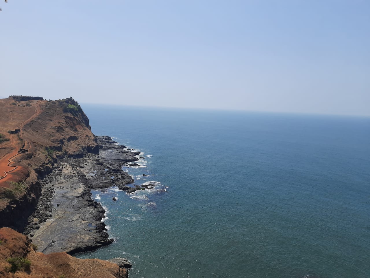 View from Ratnadurga fort, Ratnagiri