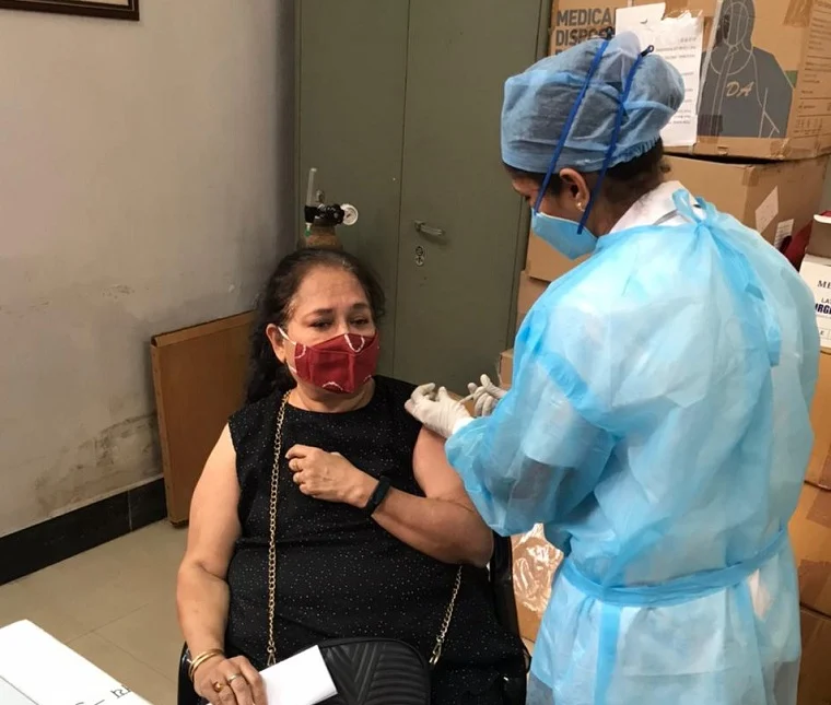 Vaccination drive for senior citizens