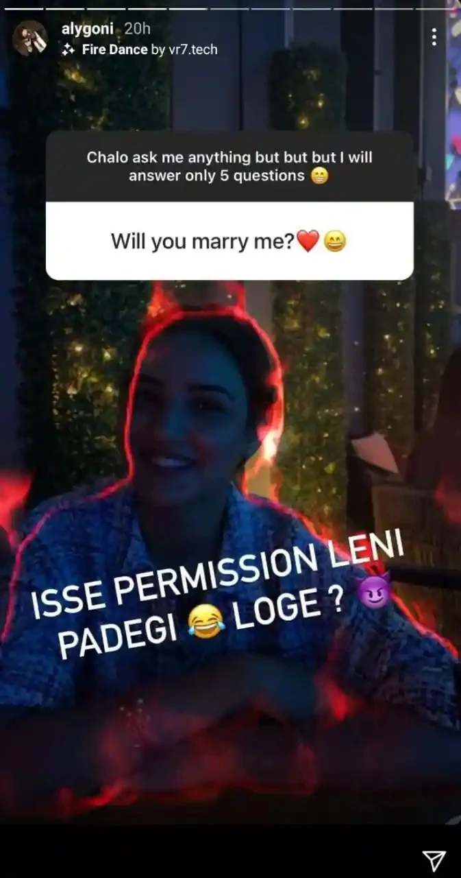Fan wants to marry BB14 fame Aly Goni, actor says 'take permission from Jasmin Bhasin'