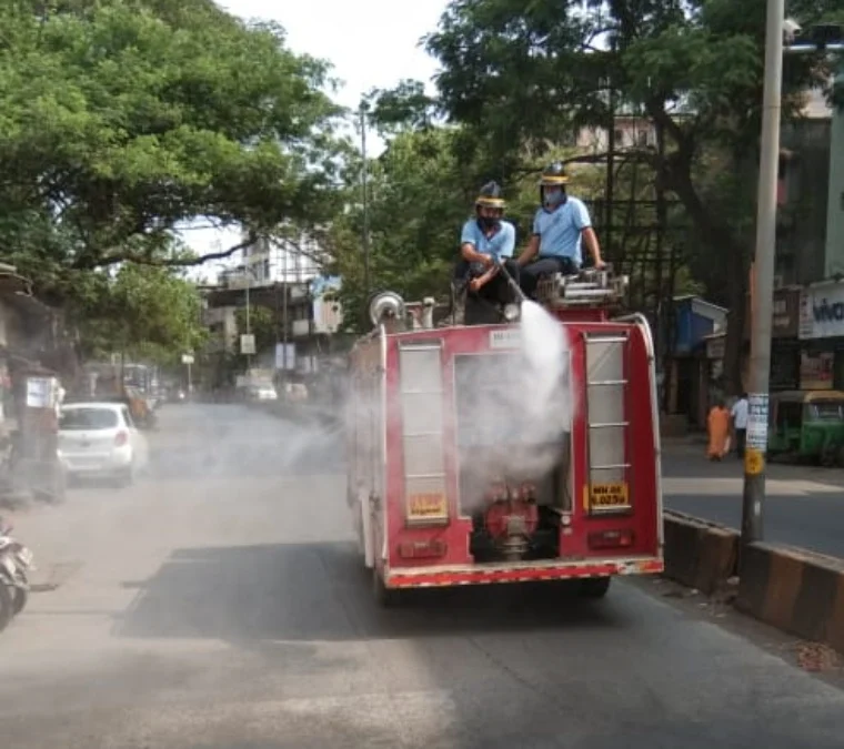 COVID-19 in Kalyan: KDMC picks up safety measures; conducts sanitisation in city