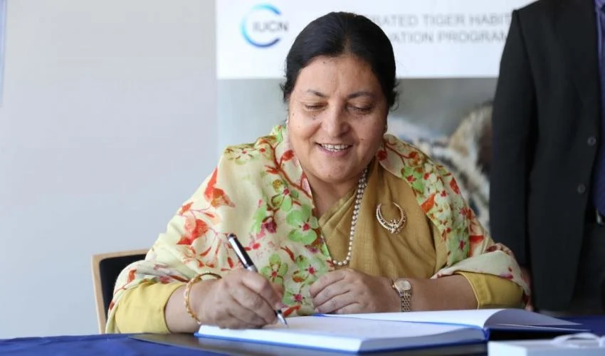Nepal President Bidhya Devi Bhandari