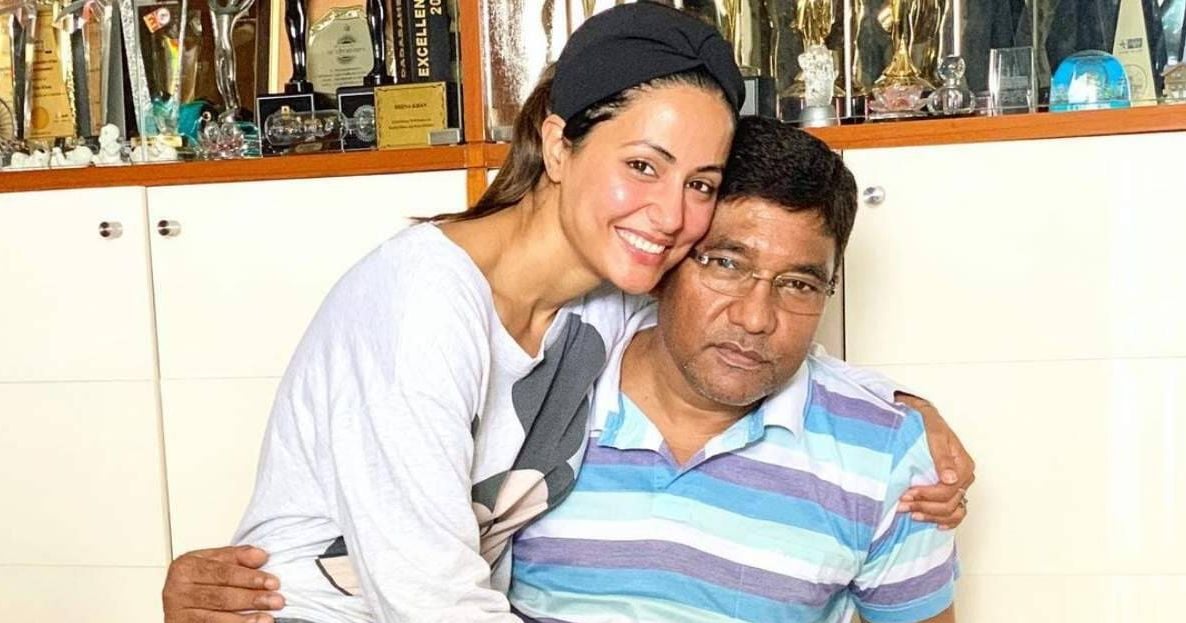 'My dear daddy, I miss you': Hina Khan remembers happy moments with her late father - Vimarsana News