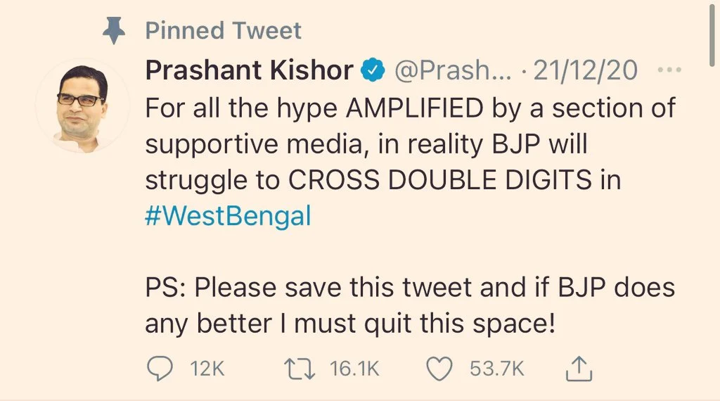 'Man of the hour': Twitterati hail poll strategist Prashant Kishor for his accurate election result predictions