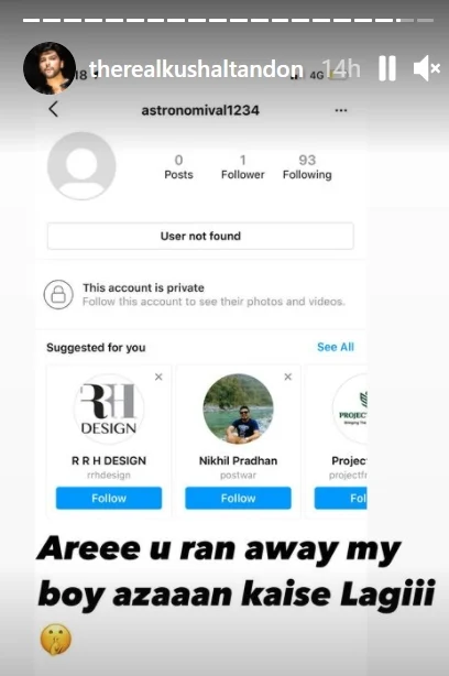 Kushal Tandon reports abusive troll to cybercrime over nasty comment on his 'azan' post