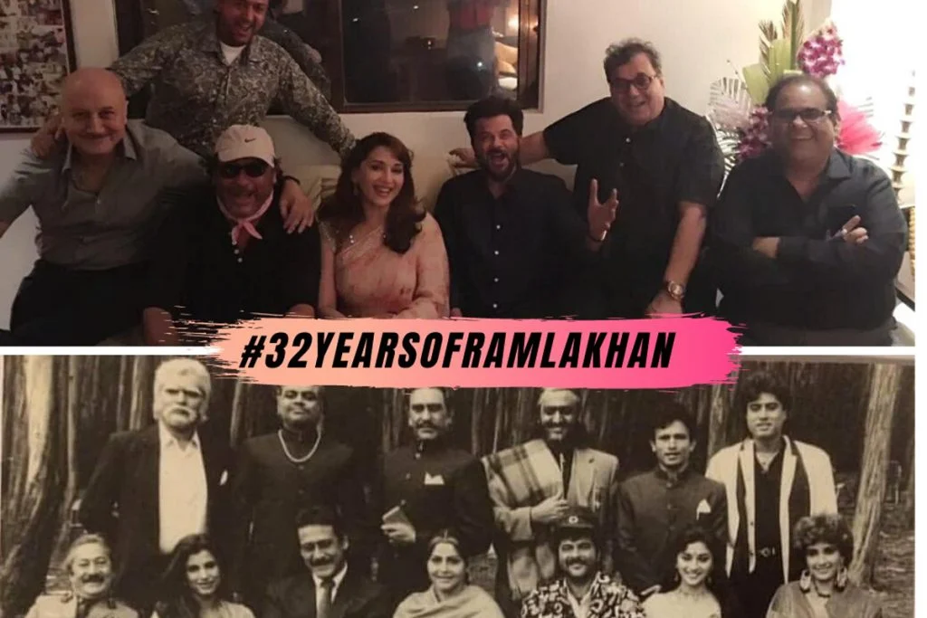 Then/Now picture of Ram Lakhan cast