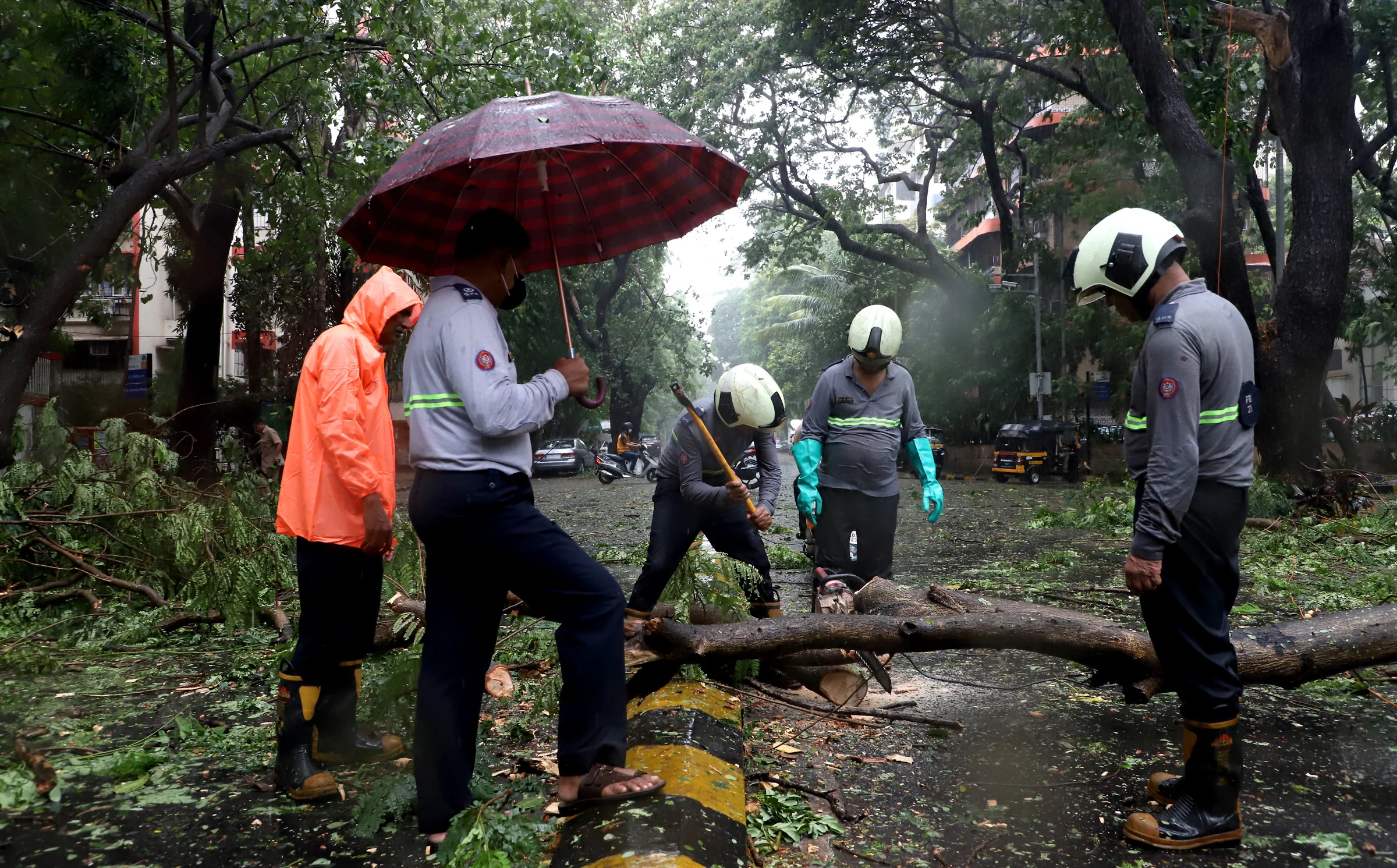 Cyclone Tauktae: Uprooted trees, waterlogging cause traffic snarls across Mumbai -- see pics