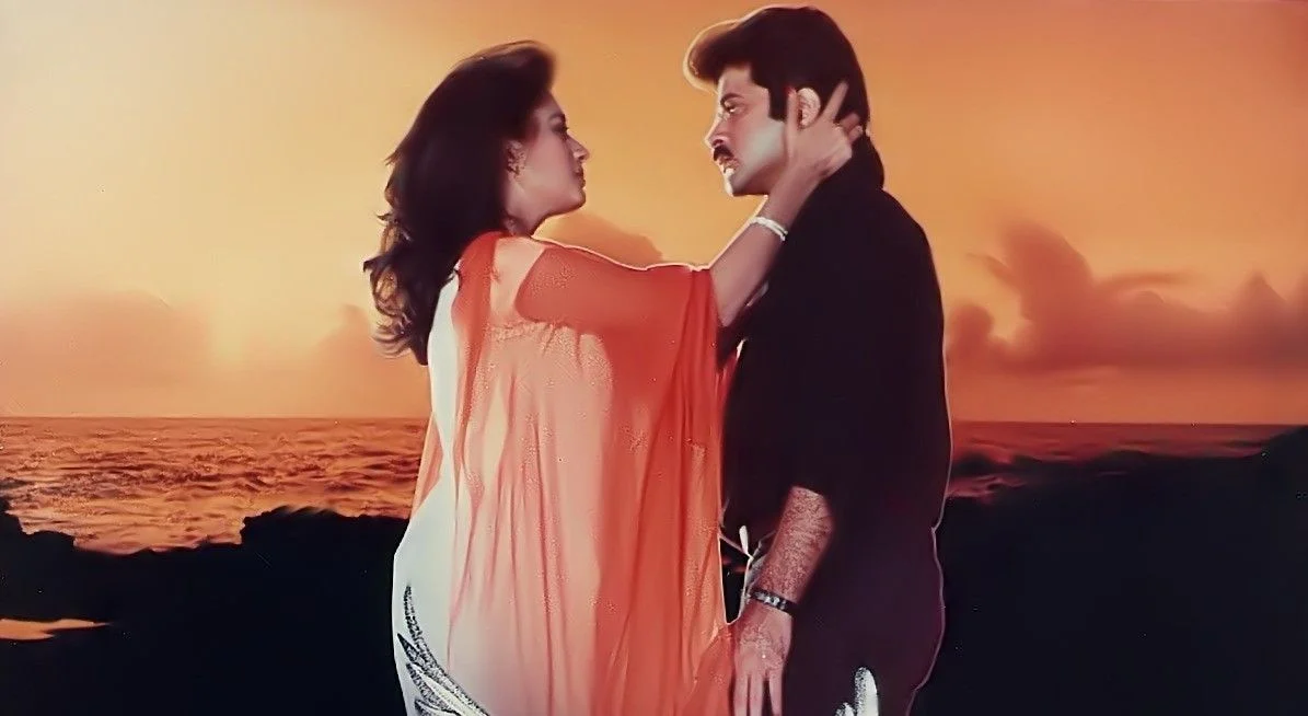 Madhuri and Anil Kapoor in Parinda
