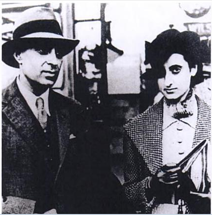 Jawaharlal Nehru and daughter- Indira