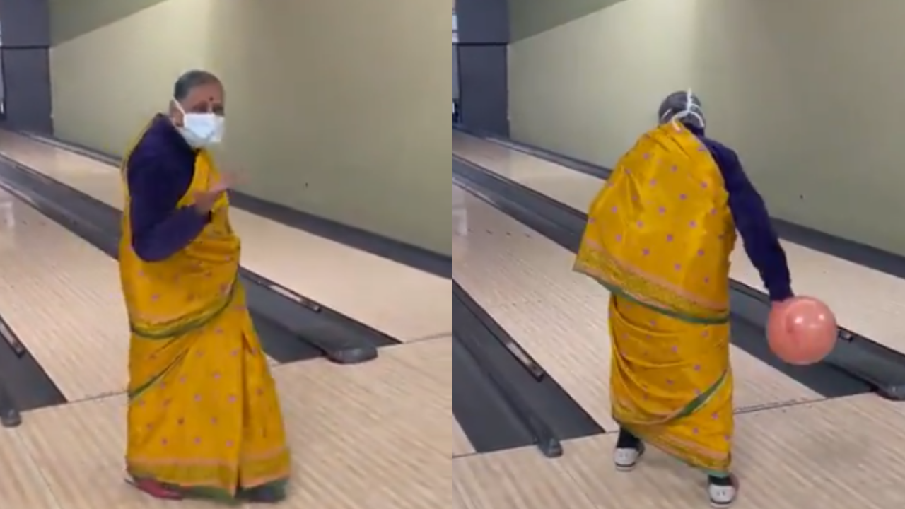 Watch Video: 'Boss lady' grandma bowls with swag, Twitter in love