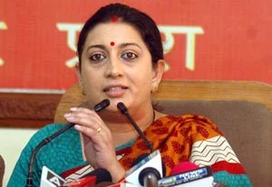 Irani questions clean chit to Robert Vadra