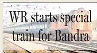 WR starts special train for Bandra