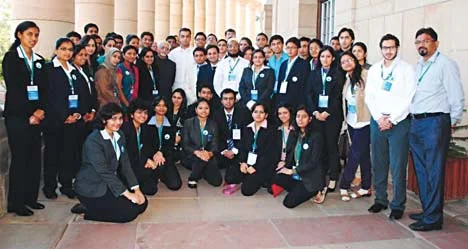 Milind Deora leads Mumbai’s youth to Delhi on a Parliament Visit