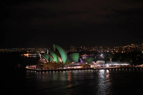 … and shortly after the start of Earth Hour.