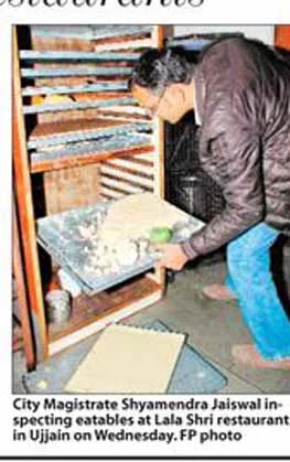 Food dept team raids city eateries and restaurants