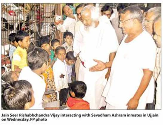 Serving human is serving god: Muni Shri Rishabhchandra