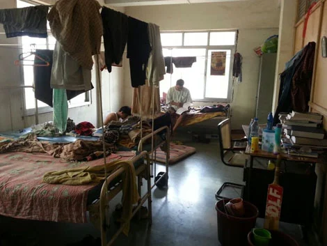 Hostel for Sion hospital doctors is in a bad state. Eight doctors are crammed into each room which have no proper ventilation