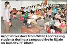 125 students appear in Wipro campus