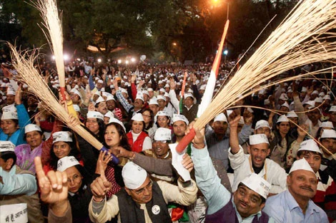 The only ‘aam admi’ in party’s Mumbai office