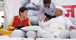 Not fair that Anna is sitting on fast alone: Krian Bedi