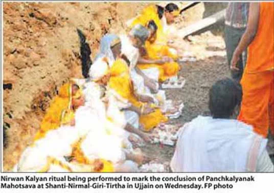 Panchkalyanak Mahotsav concludes with Nirwan Kalyan rituals