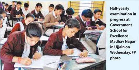 Half- yearly exam begins in schools