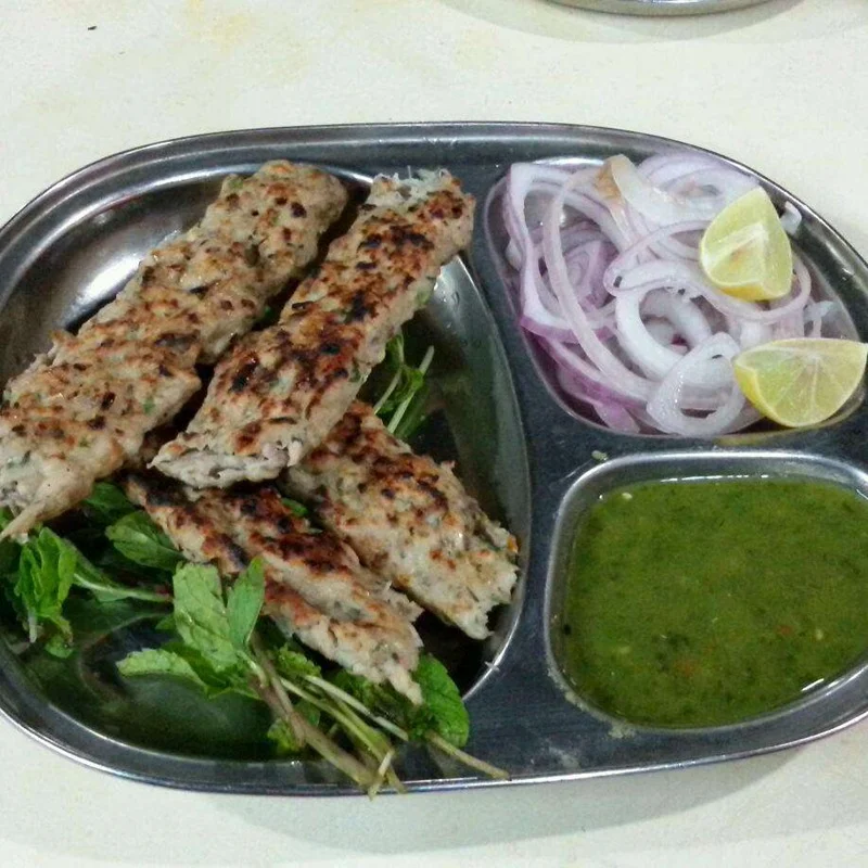 Seekh Kebab with mint chutney at Sarvi Picture Credits: www.mumbaieastwest.in
