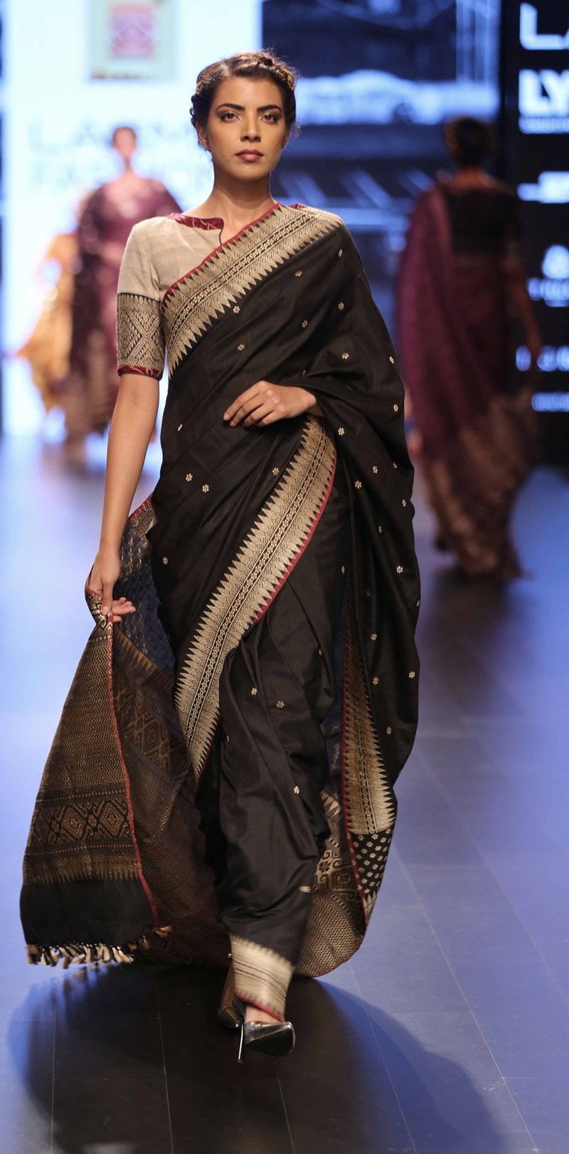 Model walks for Anuradha Pegu