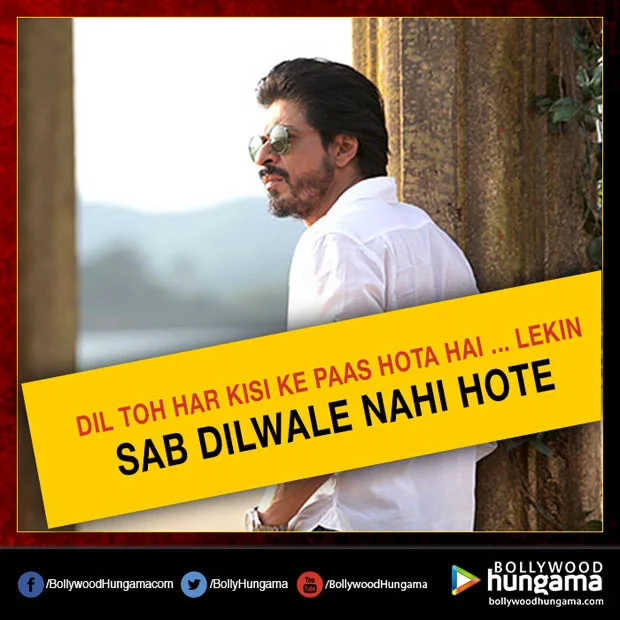 These 25 dialogues of Shah Rukh Khan will make you look back into his 25 years of journey