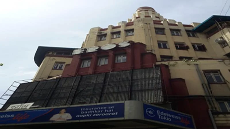 Eros Cinema located near the Churchgate Station Photo by: Kalyani Majumdar