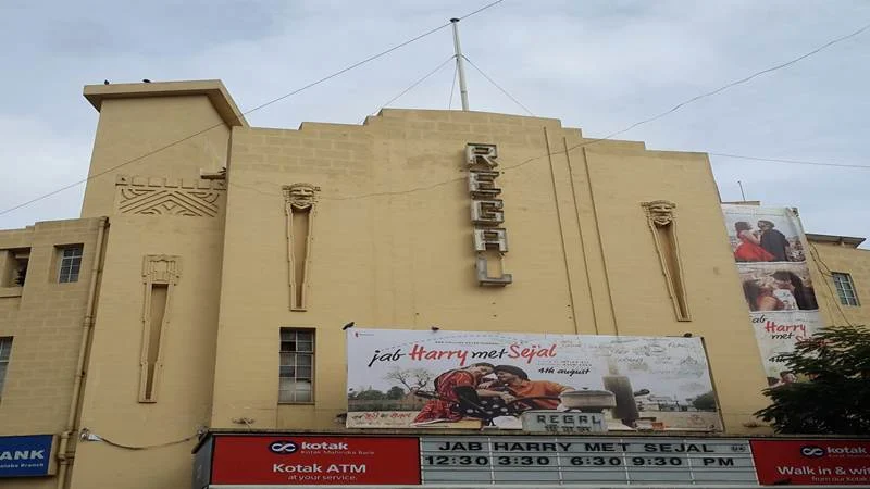The decorative motifs on the façade of the Regal Cinema Photo by: Kalyani Majumdar