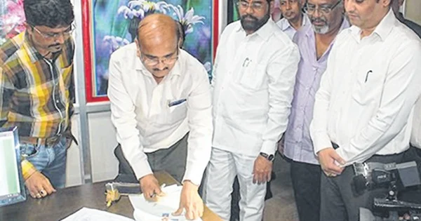 During the land acquisition for Samruddhi Mahamarg project taking place at Hingane