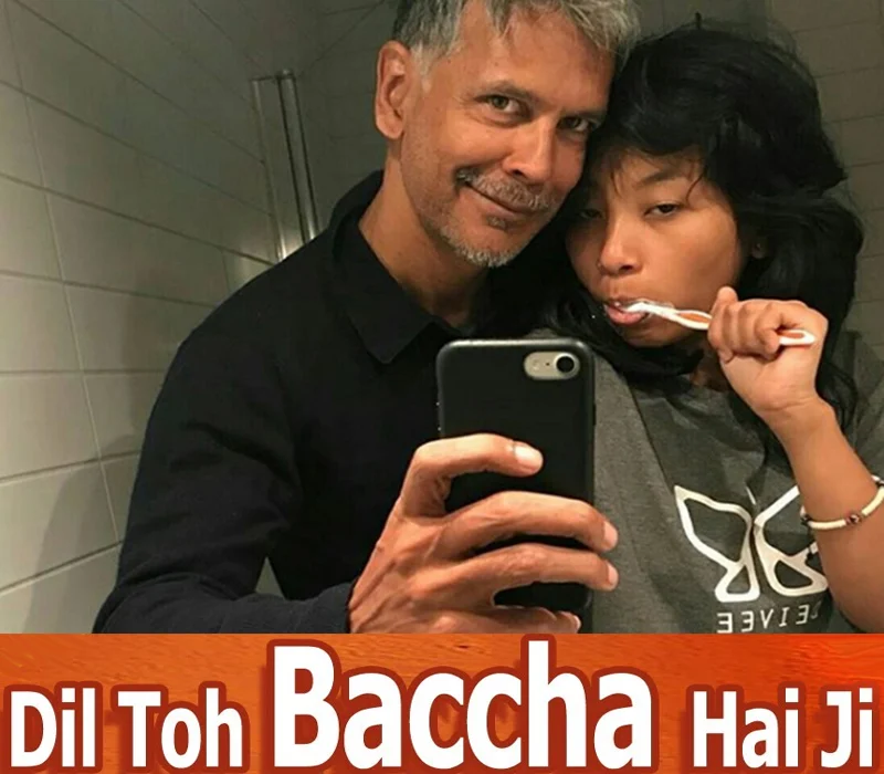 <strong>Young At Heart! Milind Soman with Ankita Konwar</strong>