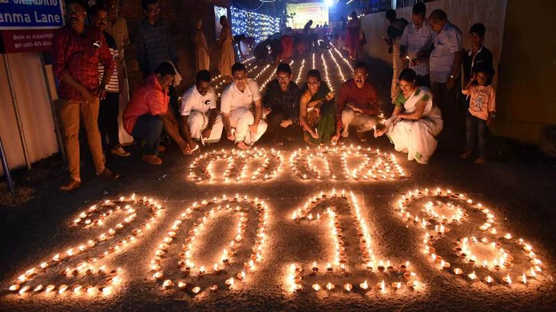 Kochi: A New year celebration Nanma 2018 at Puthukkalavattom in Kochi on Sunday. PTI Photo