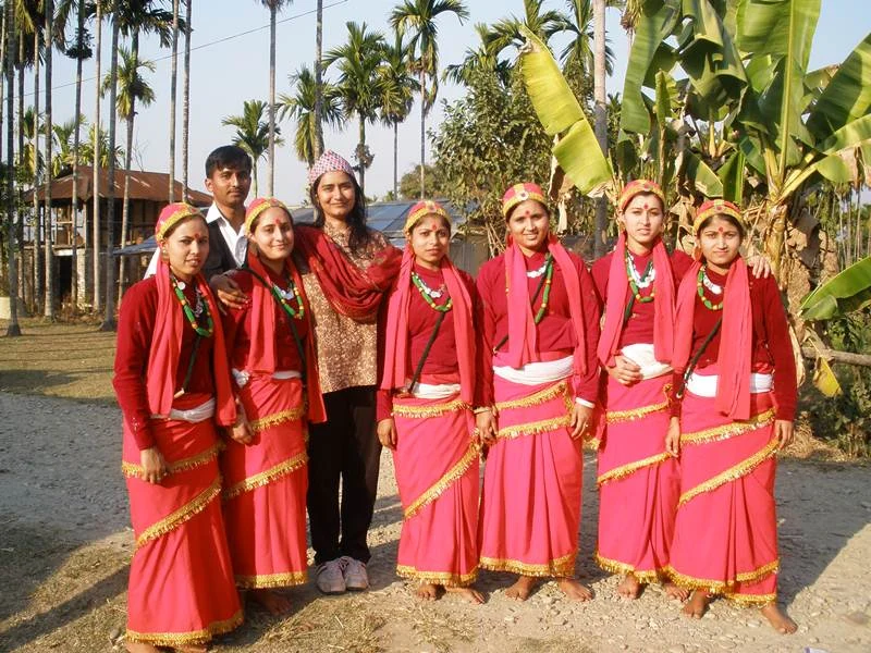 Nepali Commune Dancers at Tinsukia Assam