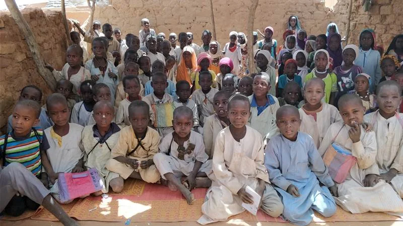 A primary school for the Sudanese refugee kids