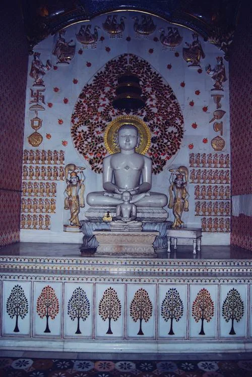 The Rishabhdeo idol at the Nasiyan Digambar Jain Temple. Photo by Shaili Shah