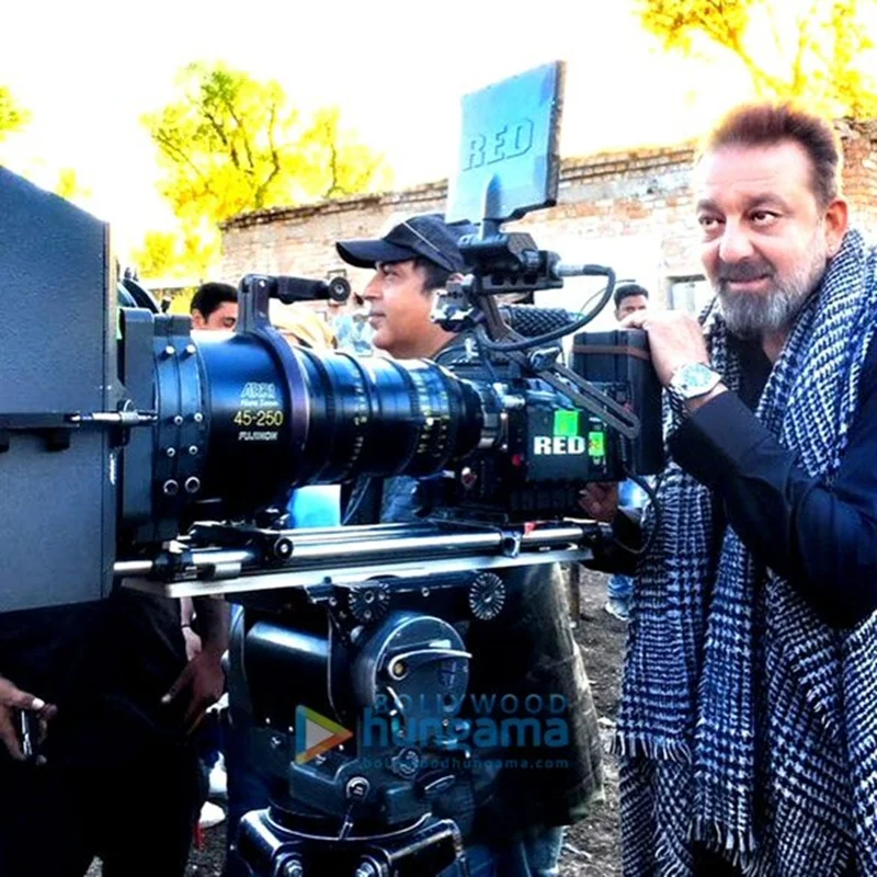 In Pictures: Sanjay Dutt celebrates a kid’s birthday on the sets of ‘Torbaaz’