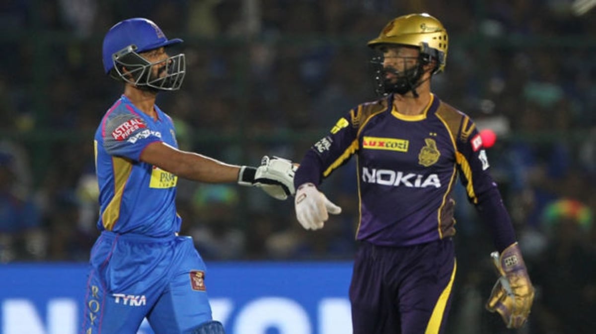 Ipl 2018 Eliminator Kkr Vs Rr Live Scores Match Updates Commentary