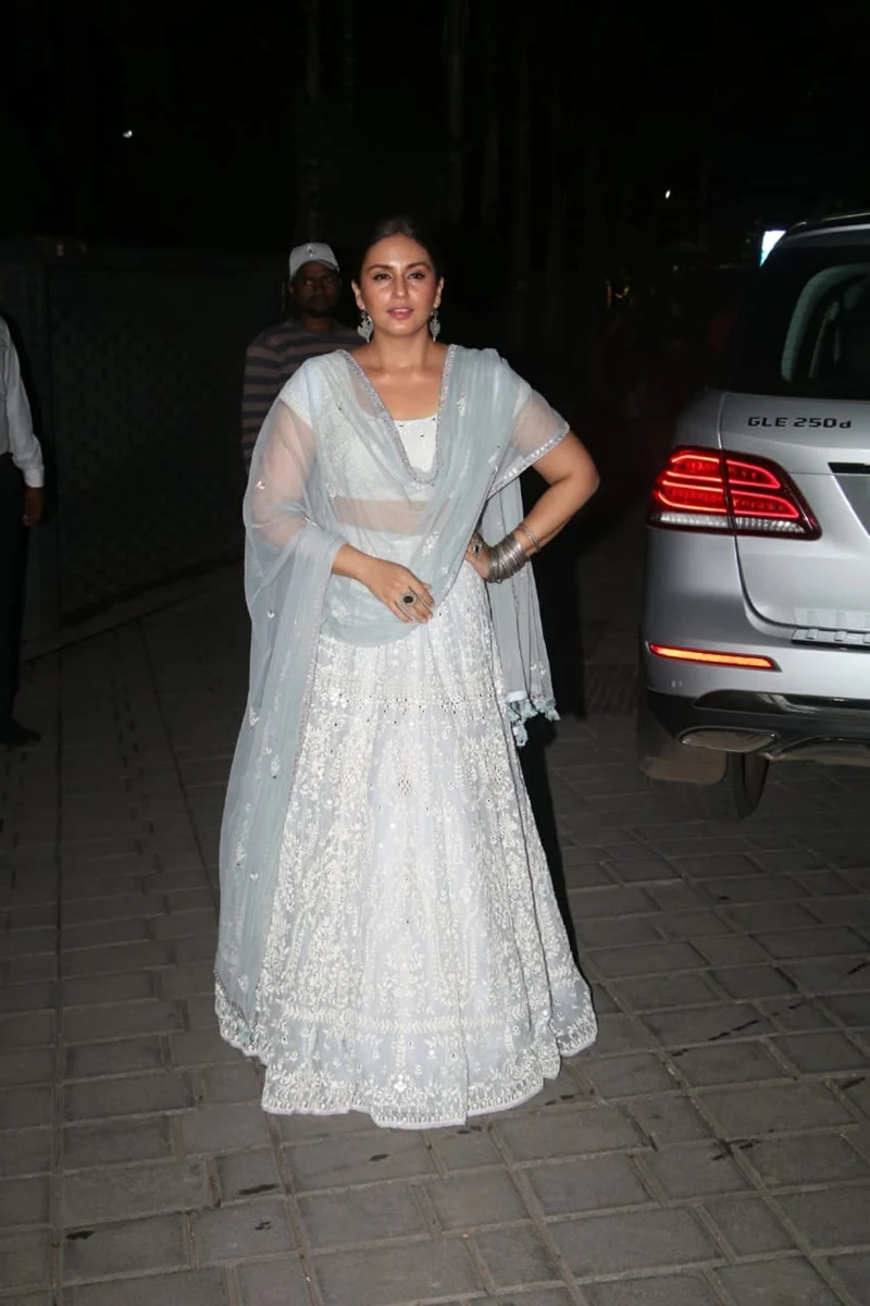 Huma Qureshi at Mukesh Ambani’s house. Photo By: Viral Bhayani