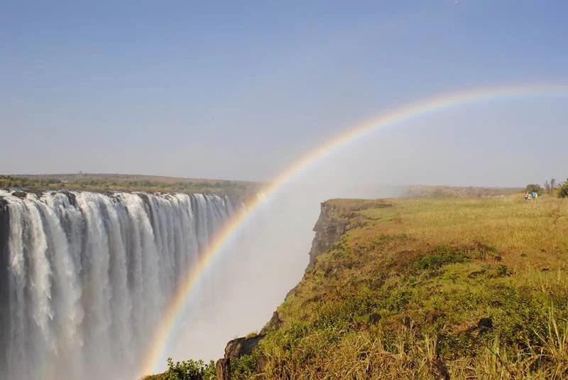 Rainbow over Victoria Falls